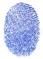 the image to "fingerprint" in Polish