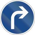 the image to "turn right" in Polish